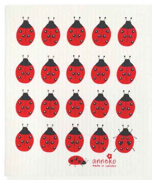 Biodegradable DishCloth - Ladybug